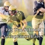 Big Ten Schools' Acceptance Rates